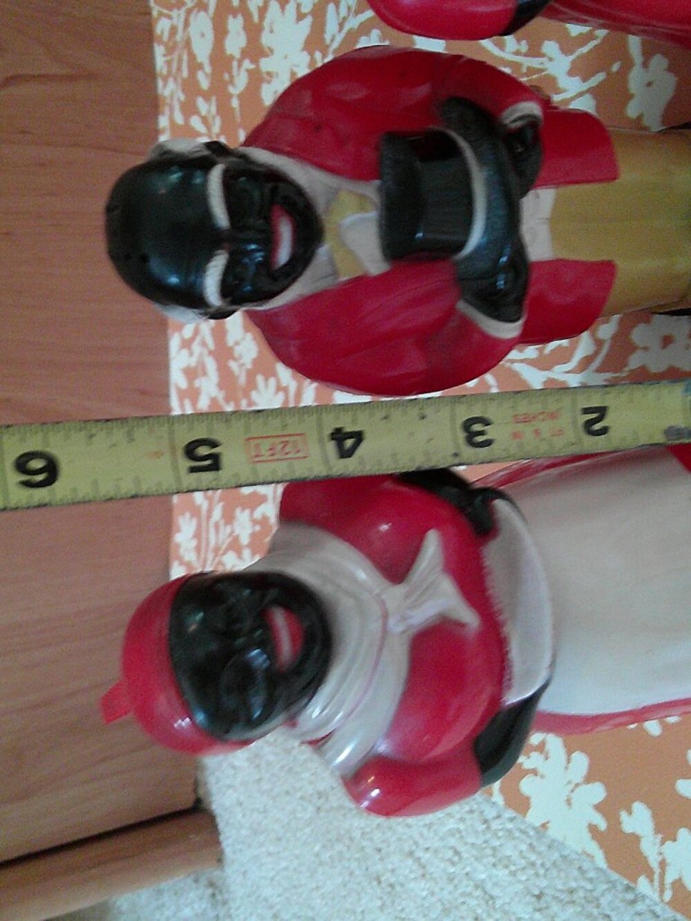 VTG Aunt Jemima Uncle Moses Salt & Pepper shakers & Syrup dispenser - Picture 2 of 10
